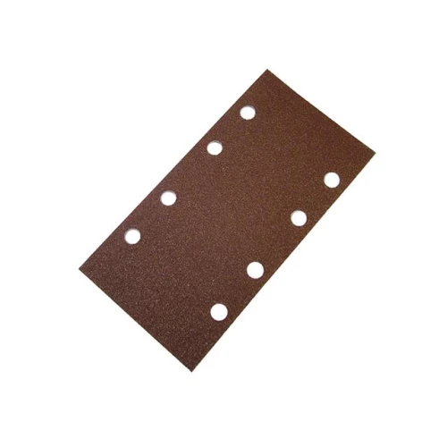 Faithfull 1/3 Sanding Sheet Red Bosch Hook & Loop Assorted (Pack Of 5)