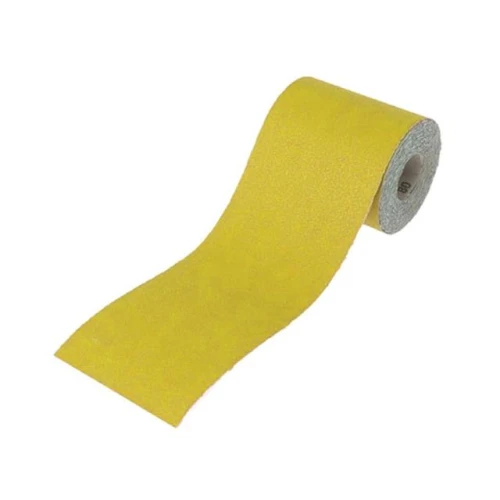 Faithfull Aluminium Oxide Paper Roll Yellow 115mm x 5m 120G