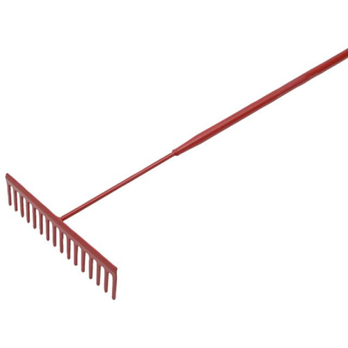 Faithfull 16 Flat Teeth Asphalt Rake - Tubular Shaft