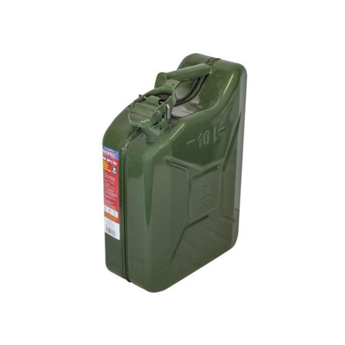 Faithfull Green Jerry Can - Metal 10 Litre