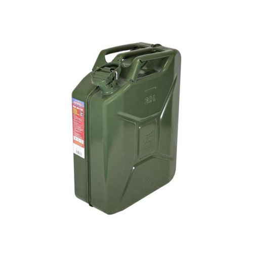 Faithfull Green Jerry Can - Metal 20 Litre