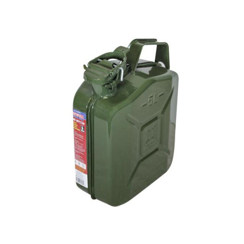Faithfull Green Jerry Can - Metal 5 Litre
