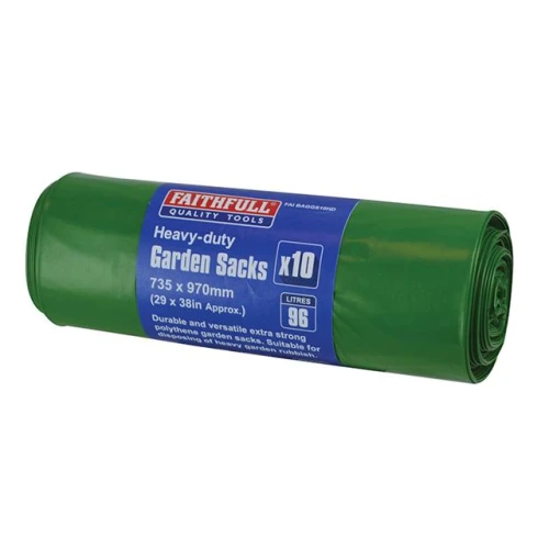 Faithfull Heavy-Duty&Acirc;&nbsp;Strong&Acirc;&nbsp;Garden&Acirc;&nbsp;Sacks&Acirc;&nbsp;(10)