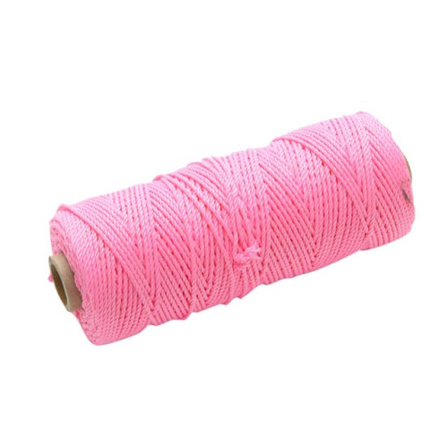 Faithfull Hi Vis Nylon Brick Line 105m - Pink
