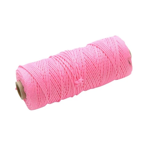 Faithfull Hi Vis Nylon Brick Line 105m - Pink