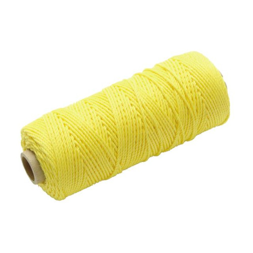 Faithfull Hi Vis Nylon Brick Line 105m - Yellow
