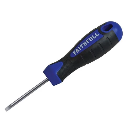 Faithfull Bradawl Round Chisel Point Soft Grip Handle