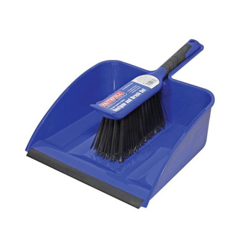 Faithfull Large Plastic DustpanÂ &Â BrushÂ Set