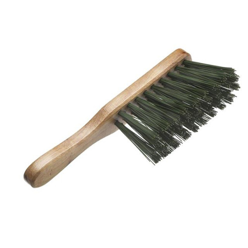 Faithfull Hand Brush Stiff Green PVC 275mm (11 in)