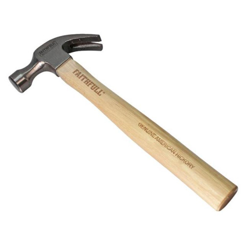 Faithfull Claw Hammer Hickory Shaft 567g (20oz)