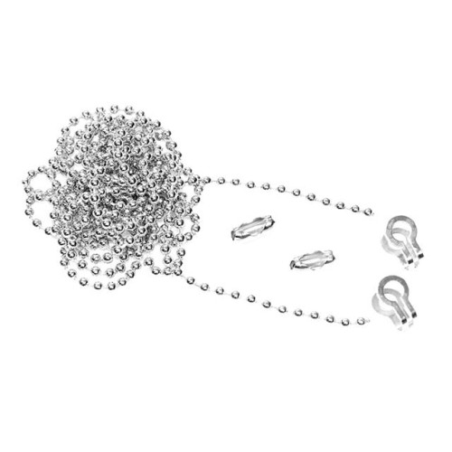 Faithfull Brass Ball Chain Kit 1m Nickel Plated
