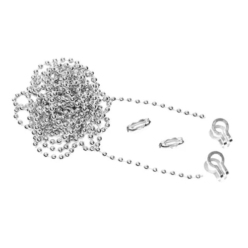 Faithfull Brass Ball Chain Kit 1m Nickel Plated