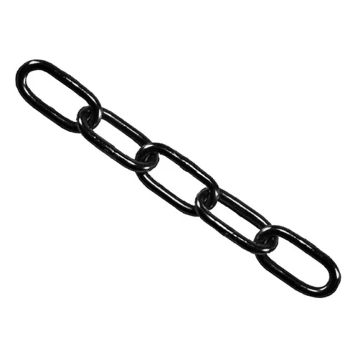 Faithfull Black Japanned Chain 6mm - 15m Reel - Max load 265Kg