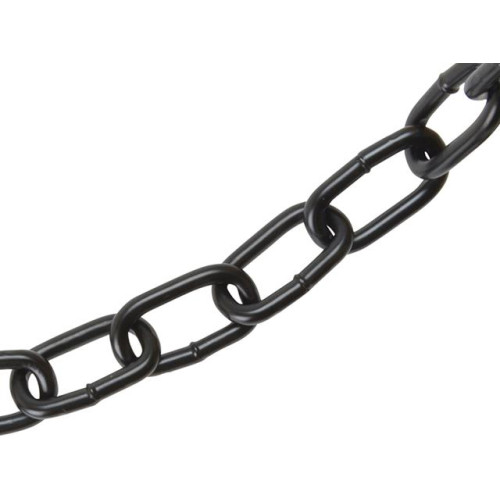 Faithfull Black Japanned Chain 8mm x 10m Box - Max load 450Kg
