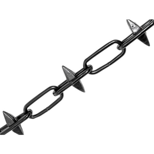 Faithfull Spike Chain Black Japaned 6mm 5m Box