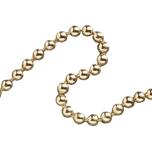 Faithfull Ball Chain Polished Brass 3.2mm x 10m