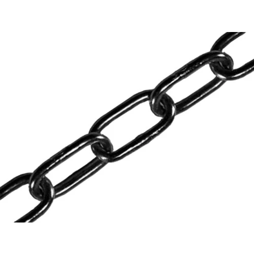 Faithfull Black Japanned Chain 3.0mm x 2.5m - Max load 80Kg