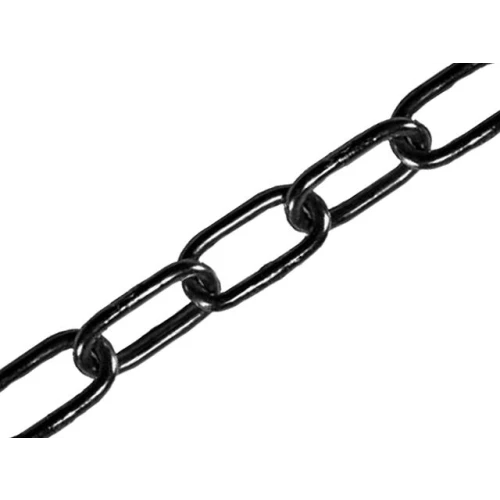 Faithfull Black Japanned Chain 5.0mm x 2.5m - Max load 160Kg