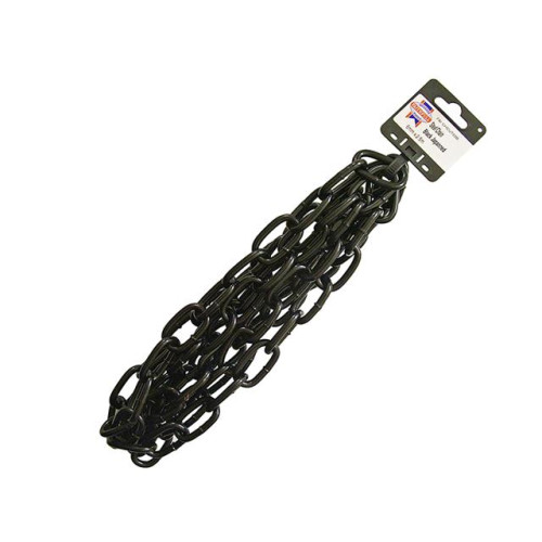 Faithfull Black Japanned Chain 6.0mm x 2.5m - Max load 250Kg