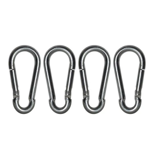Faithfull Fire Brigade Snap Hook Stainless Steel 6mm (Pack of 2)