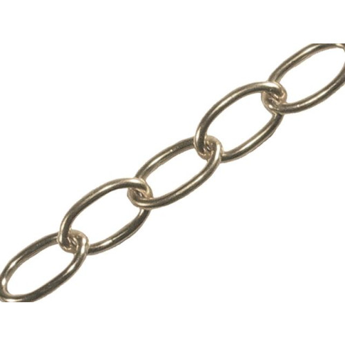 Faithfull Oval Chain 1.8mm 10 Metre Chrome
