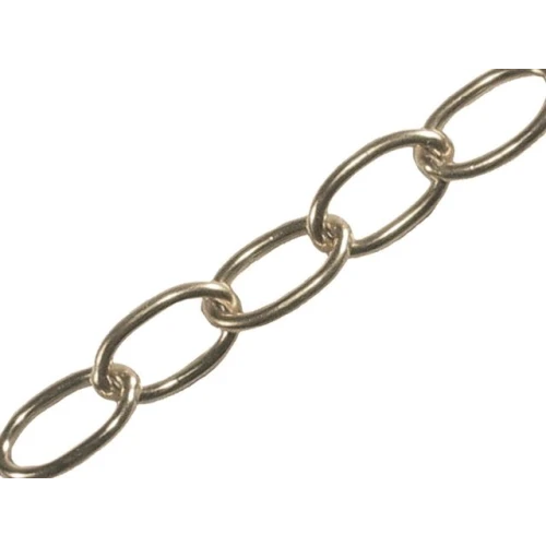 Faithfull Oval Chain 1.8mm 10 Metre Chrome