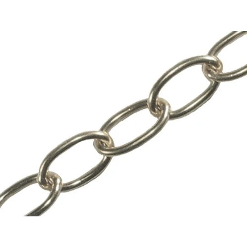 Faithfull Oval Chain 2.3mm 10 metre Chrome