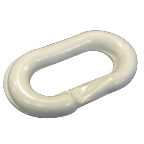 Faithfull Plastic Joining Links 8 mm White (Pack of 4)