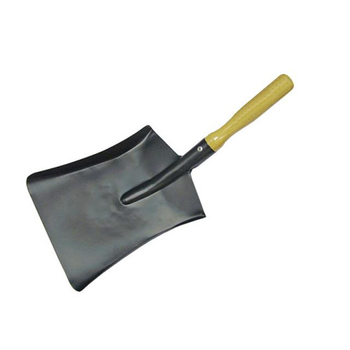 Faithfull Coal Shovel Steel Wooden Handle 230mm