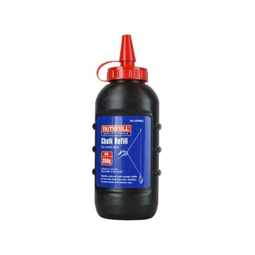 Faithfull Chalk Powder 250g - Red