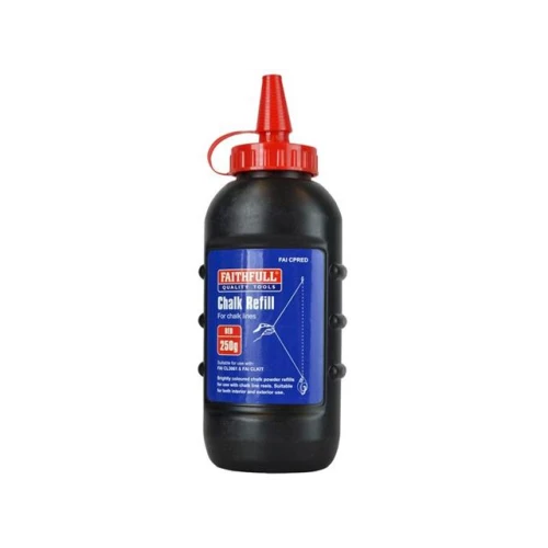Faithfull Chalk Powder 250g - Red