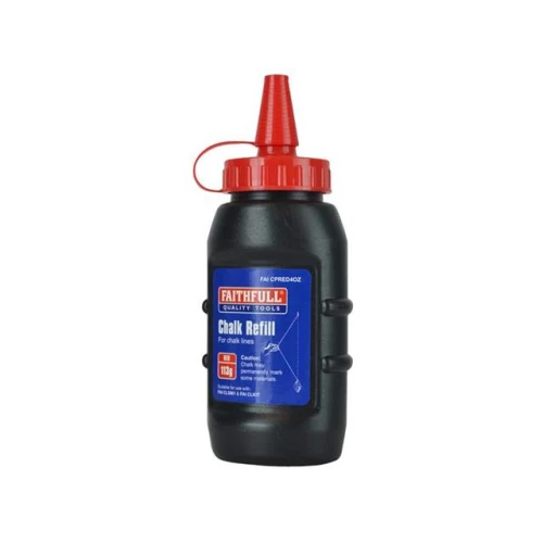 Faithfull Chalk Powder Red 113g