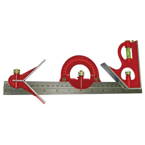 Faithfull Combination Square Set 300mm (12 in)