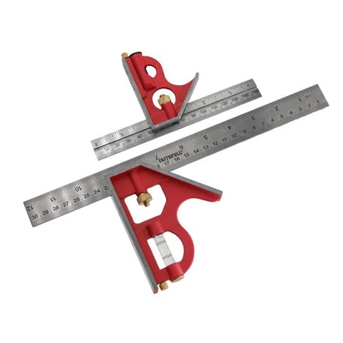 Faithfull Combination Square Twin Pack 150mm (6in) & 300mm (12in)