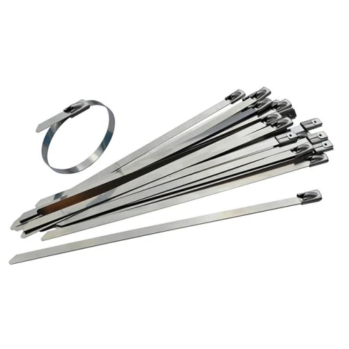 Faithfull Stainless Steel Cable Ties 7.9 x 680mm (Pack of 50)