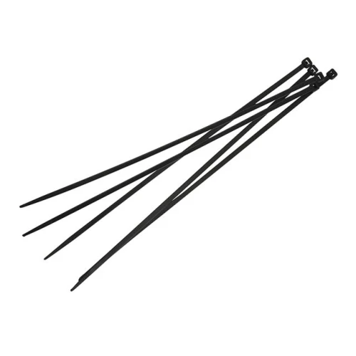 Cable Ties Black 300mm X 4.8mm Pack Of 100
