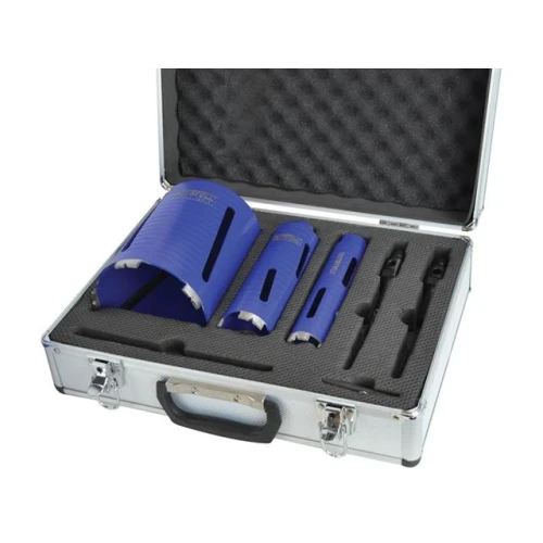 Faithfull Diamond Core Drill Kit & Case Set of 7