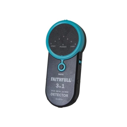 Faithfull 3-In-1 Detector Stud, Metal & Live Wire