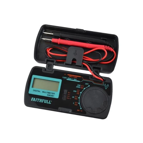 Faithfull Pocket Portable Multimeter