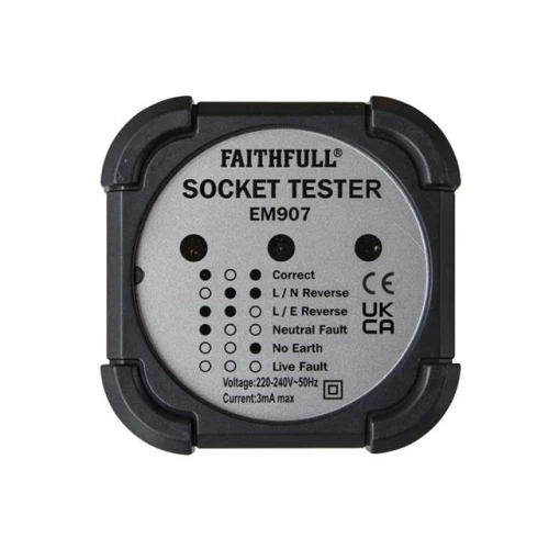 Faithfull Socket Polarity Tester