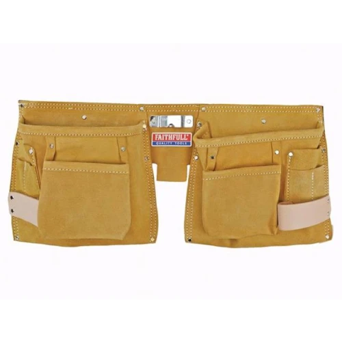 Faithfull Double Tool & Nail Pouch
