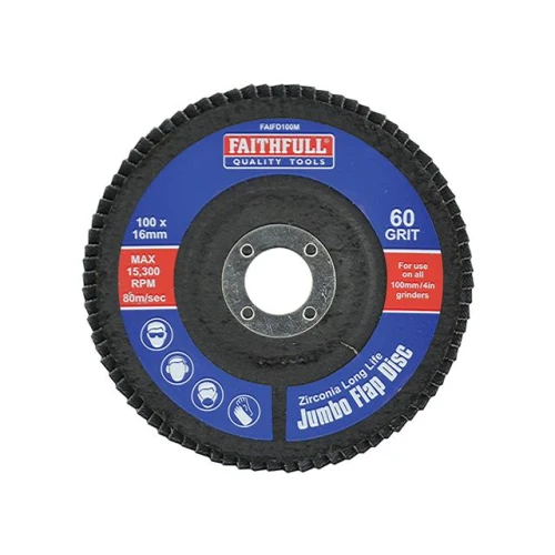 Faithfull Flap Disc 100mm Medium