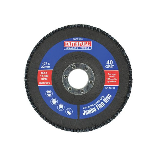 Faithfull Flap Disc 127mm Coarse