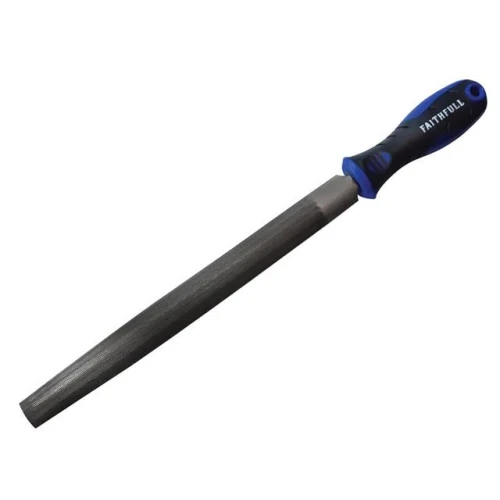 Faithfull Handled Half Round Second Cut Engineers File 250mm (10in)
