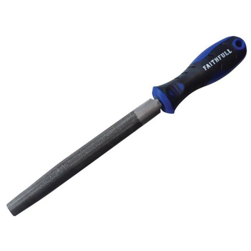 Faithfull Handled Half Round Second Cut Engineers File 150mm (6in)