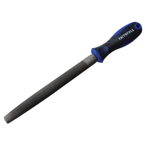 Faithfull Handled Half Round Second Cut Engineers File 200mm (8in)