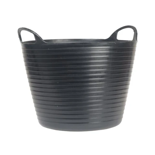 Faithfull Heavy-duty Polyethylene Flex Tub 15 Litres Black