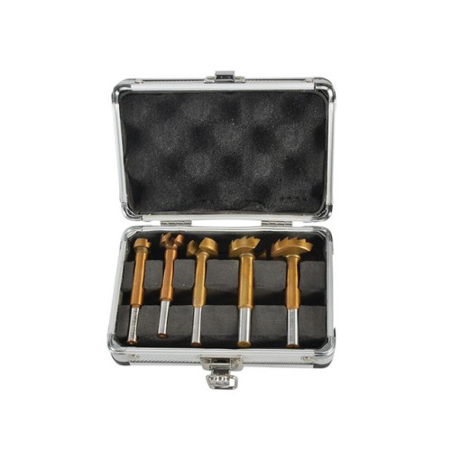 Faithfull Forstner Bit Set 5 Piece in Aluminium Case