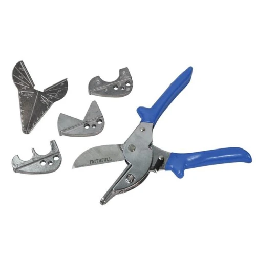 Faithfull Multi-Function Gasket & Pipe Mitre Shears Kit