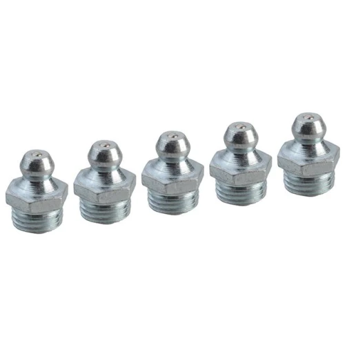 Faithfull Grease Nipple Straight M10 x 1.0 (Pack 5)
